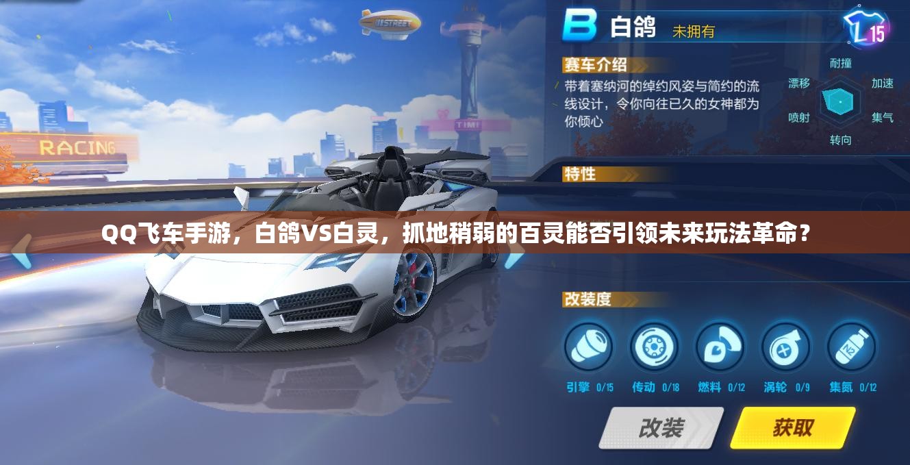 QQ飛車手游，白鴿VS白靈，抓地稍弱的百靈能否引領(lǐng)未來玩法革命？