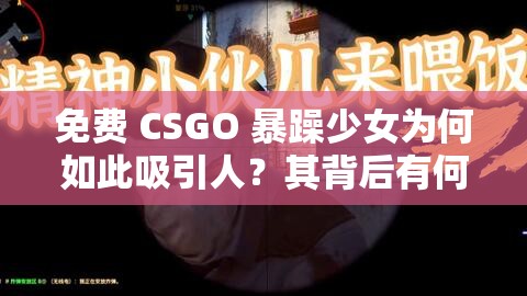 免費(fèi) CSGO 暴躁少女為何如此吸引人？其背后有何獨(dú)特魅力？一起來探討