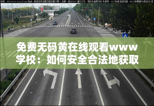 免費(fèi)無碼黃在線觀看www學(xué)校：如何安全合法地獲取教育資源與在線學(xué)習(xí)平臺(tái)推薦