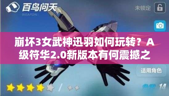 崩壞3女武神迅羽如何玩轉(zhuǎn)？A級符華2.0新版本有何震撼之處？