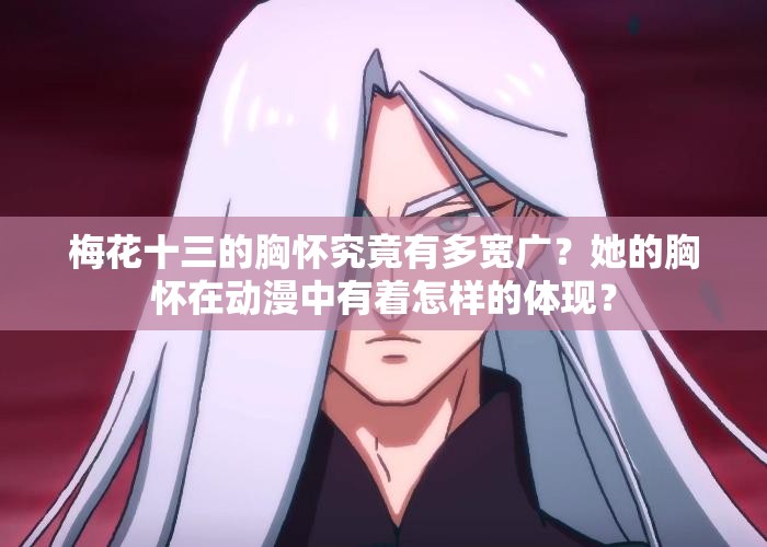 梅花十三的胸懷究竟有多寬廣？她的胸懷在動漫中有著怎樣的體現？