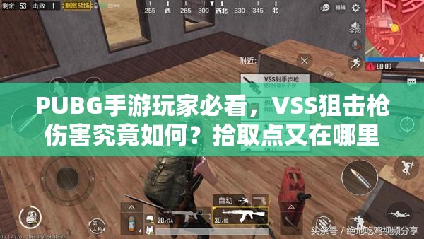 PUBG手游玩家必看，VSS狙擊槍傷害究竟如何？拾取點又在哪里？