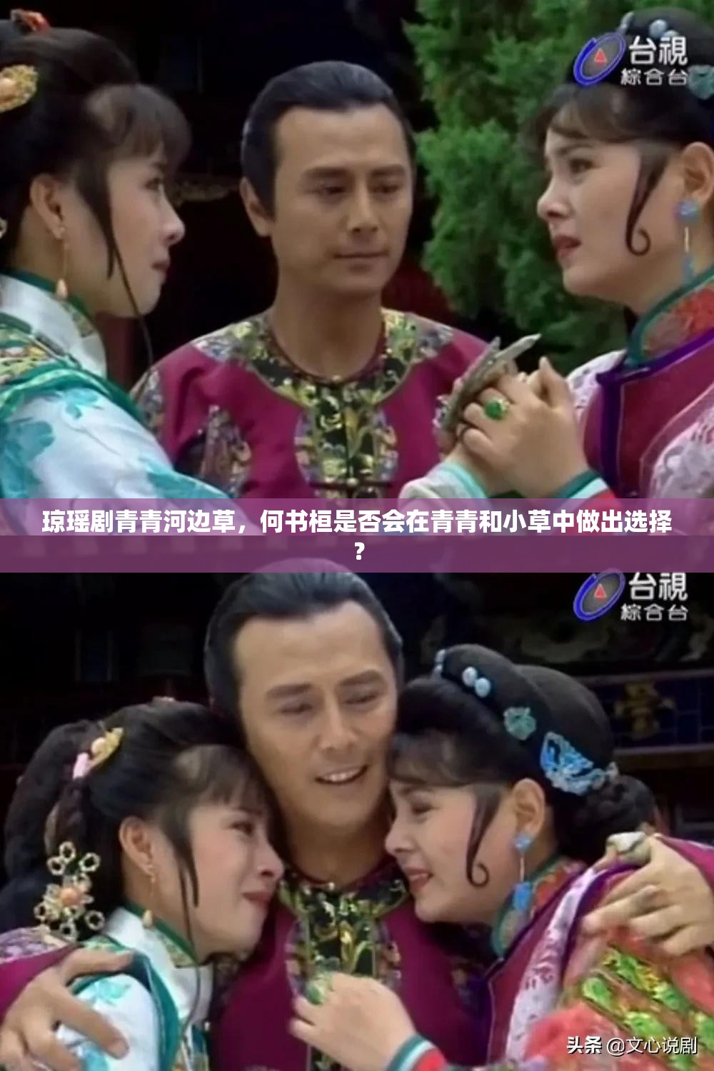 瓊瑤劇青青河邊草，何書桓是否會在青青和小草中做出選擇？