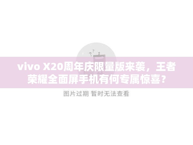 vivo X20周年慶限量版來(lái)襲，王者榮耀全面屏手機(jī)有何專(zhuān)屬驚喜？