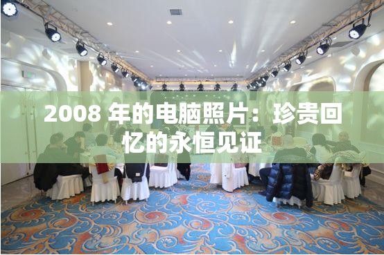 2008 年的電腦照片：珍貴回憶的永恒見證