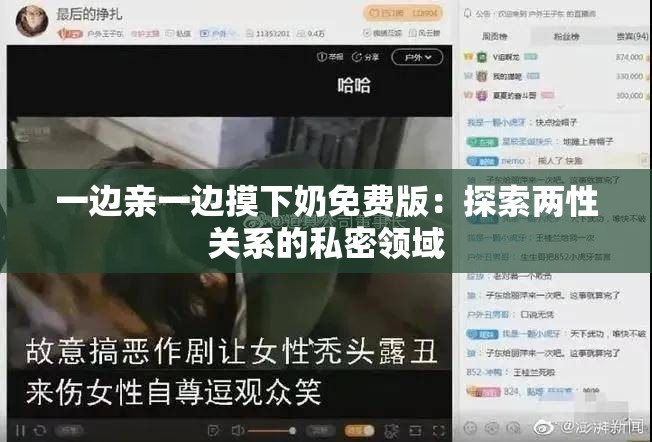 一邊親一邊摸下奶免費版：探索兩性關系的私密領域