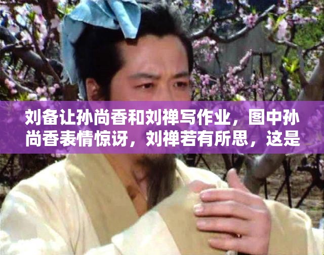 劉備讓孫尚香和劉禪寫作業(yè)，圖中孫尚香表情驚訝，劉禪若有所思，這是什么情況？