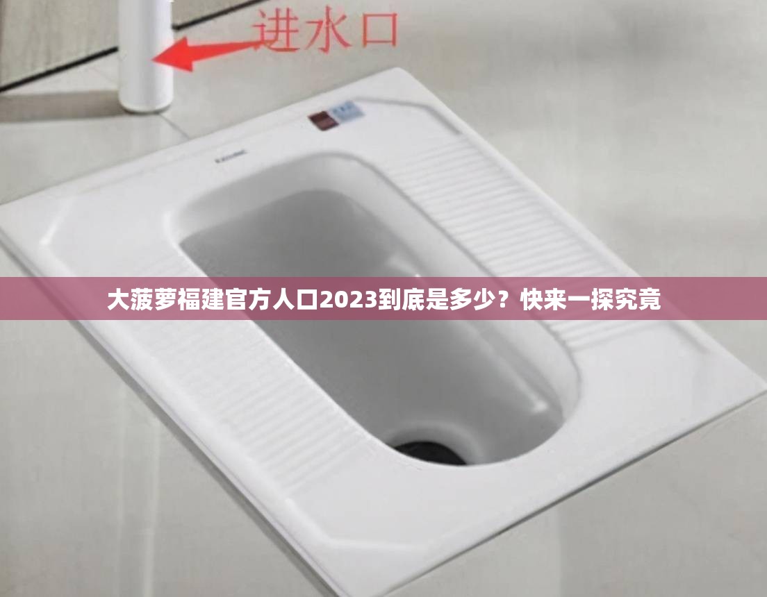 大菠蘿福建官方人口2023到底是多少？快來一探究竟