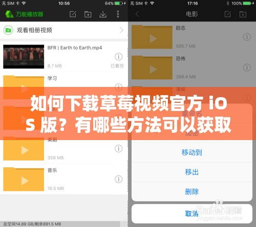 如何下載草莓視頻官方 iOS 版？有哪些方法可以獲??？