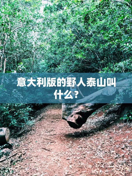 意大利版的野人泰山叫什么？