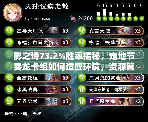 影之詩73.2%勝率揭秘，走地節(jié)奏龍卡組如何適應(yīng)環(huán)境，資源管理有何藝術(shù)？