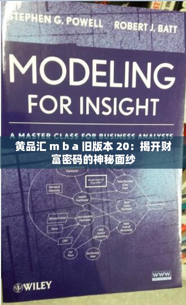 黃品匯 m b a 舊版本 20：揭開財(cái)富密碼的神秘面紗