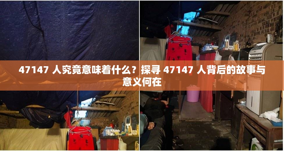 47147 人究竟意味著什么？探尋 47147 人背后的故事與意義何在