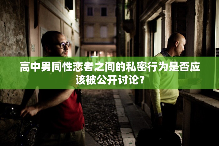 高中男同性戀者之間的私密行為是否應(yīng)該被公開討論？