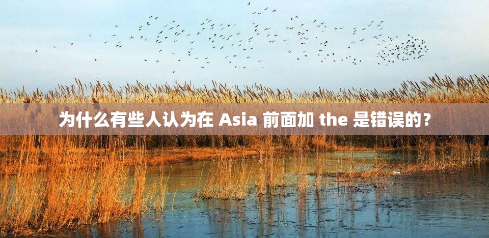 為什么有些人認(rèn)為在 Asia 前面加 the 是錯(cuò)誤的？