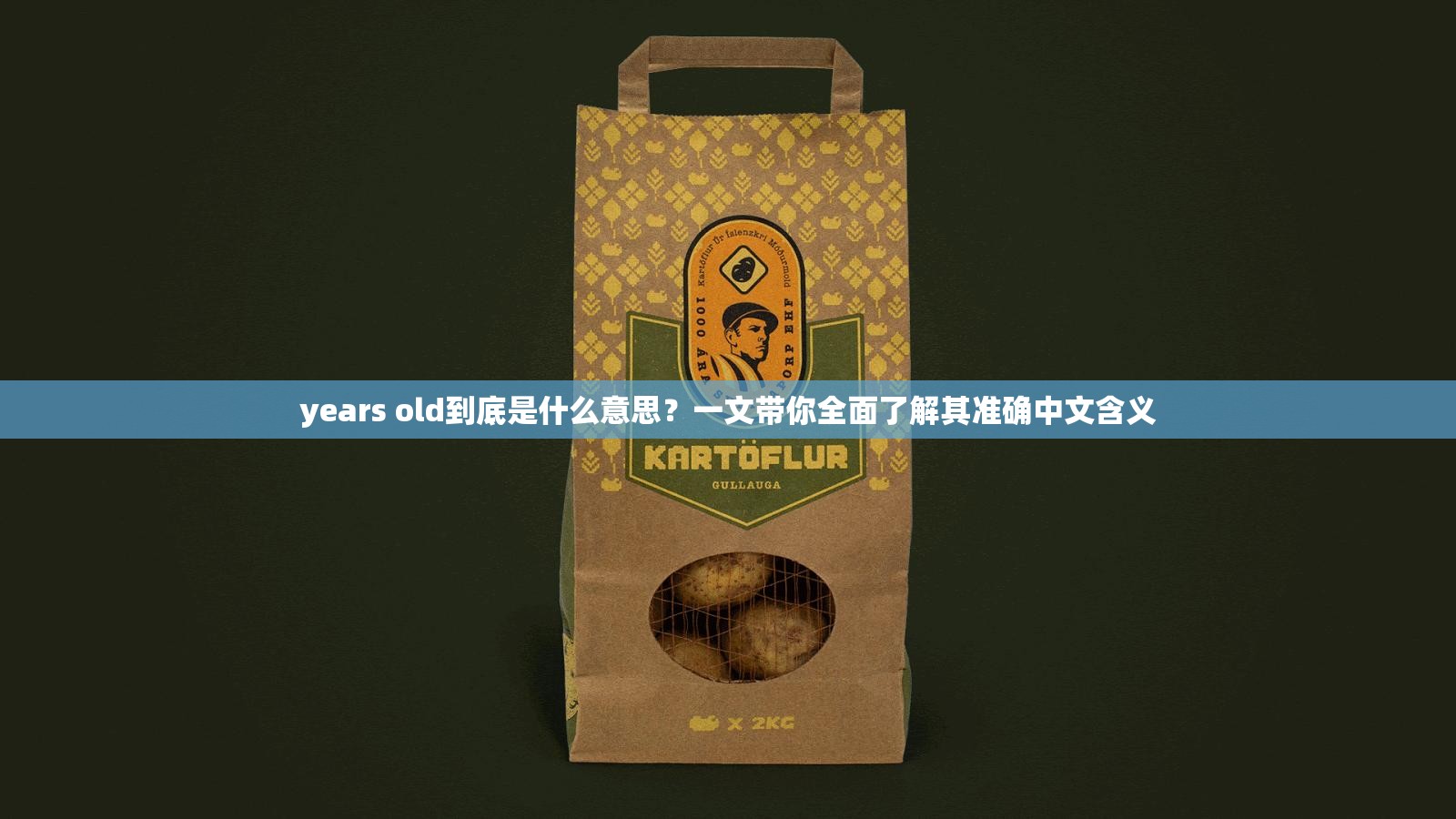 years old到底是什么意思？一文帶你全面了解其準(zhǔn)確中文含義