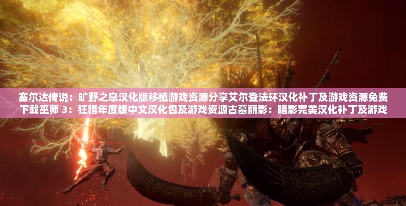 塞爾達(dá)傳說：曠野之息漢化版移植游戲資源分享艾爾登法環(huán)漢化補(bǔ)丁及游戲資源免費(fèi)下載巫師 3：狂獵年度版中文漢化包及游戲資源古墓麗影：暗影完美漢化補(bǔ)丁及游戲資源刺客信條：奧德賽中文漢化補(bǔ)丁及游戲資源怪物獵人：世界漢化補(bǔ)丁及游戲資源只狼：影逝二度漢化補(bǔ)丁及游戲資源黑暗之魂 3漢化補(bǔ)丁及游戲資源仁王漢化補(bǔ)丁及游戲資源如龍 7漢化補(bǔ)丁及游戲資源