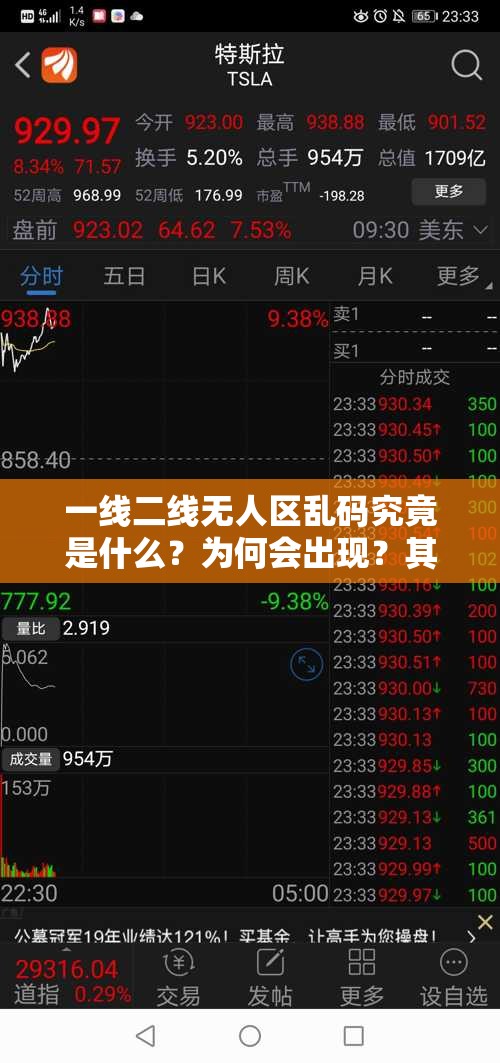 一線二線無人區(qū)亂碼究竟是什么？為何會出現(xiàn)？其背后隱藏著怎樣的秘密？