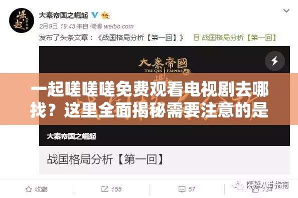 一起嗟嗟嗟免費觀看電視劇去哪找？這里全面揭秘需要注意的是，未經(jīng)授權免費觀看電視劇可能涉及侵權行為，建議通過合法正規(guī)渠道觀看影視作品