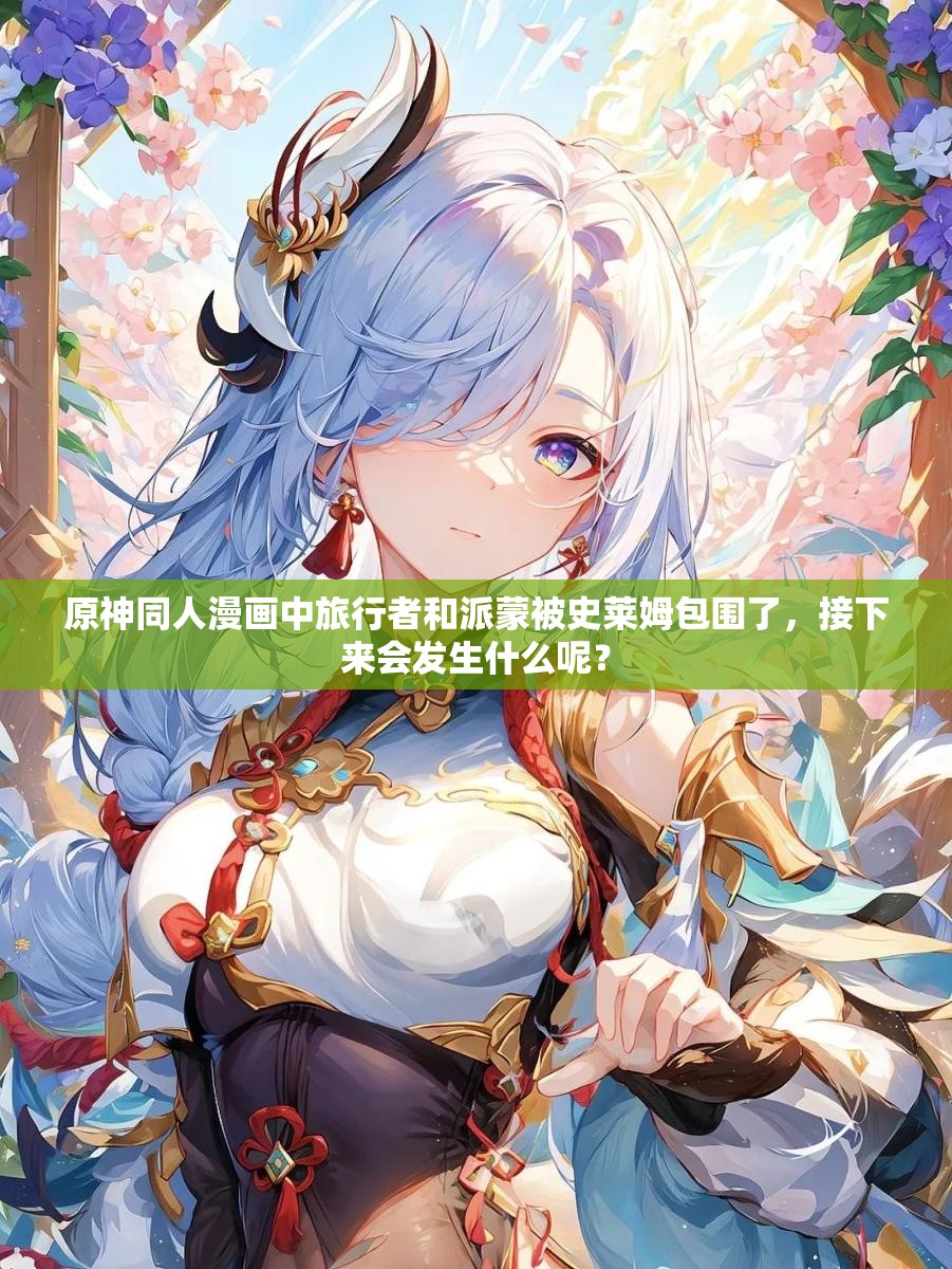 原神同人漫畫中旅行者和派蒙被史萊姆包圍了，接下來會發(fā)生什么呢？