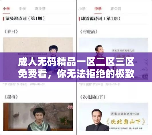 成人無碼精品一區(qū)二區(qū)三區(qū)免費(fèi)看，你無法拒絕的極致體驗(yàn)