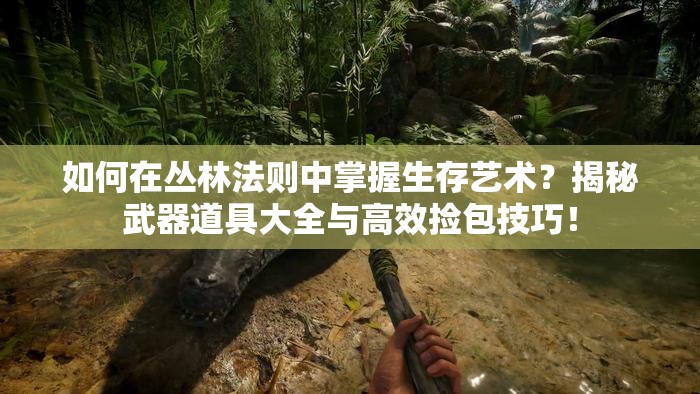 如何在叢林法則中掌握生存藝術(shù)？揭秘武器道具大全與高效撿包技巧！