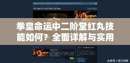 拳皇命運(yùn)中二階堂紅丸技能如何？全面詳解與實用分析揭秘！