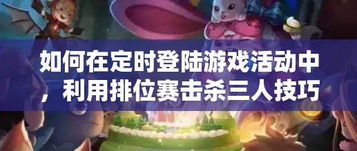如何在定時登陸游戲活動中，利用排位賽擊殺三人技巧抽中永久皮膚？
