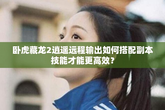 臥虎藏龍2逍遙遠(yuǎn)程輸出如何搭配副本技能才能更高效？