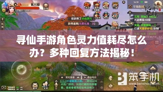 尋仙手游角色靈力值耗盡怎么辦？多種回復(fù)方法揭秘！