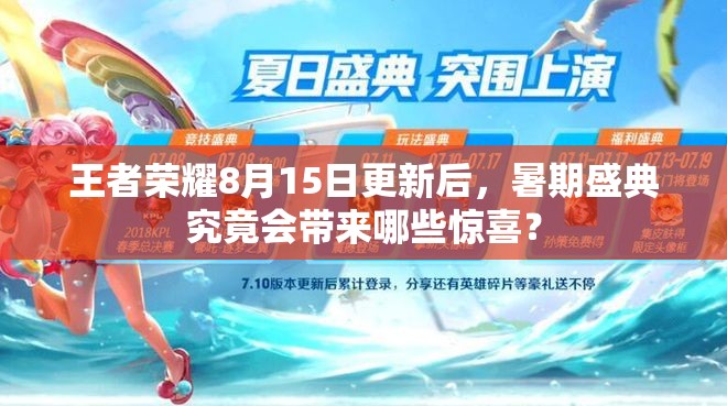 王者榮耀8月15日更新后，暑期盛典究竟會(huì)帶來哪些驚喜？