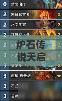 爐石傳說天啟騎士如何高效斬殺？大富翁奶騎攻略揭秘！