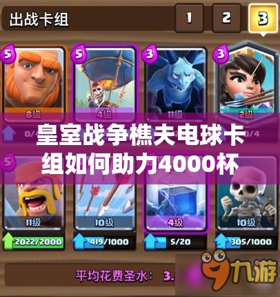 皇室戰(zhàn)爭樵夫電球卡組如何助力4000杯突破？未來玩法將迎革命性變革？