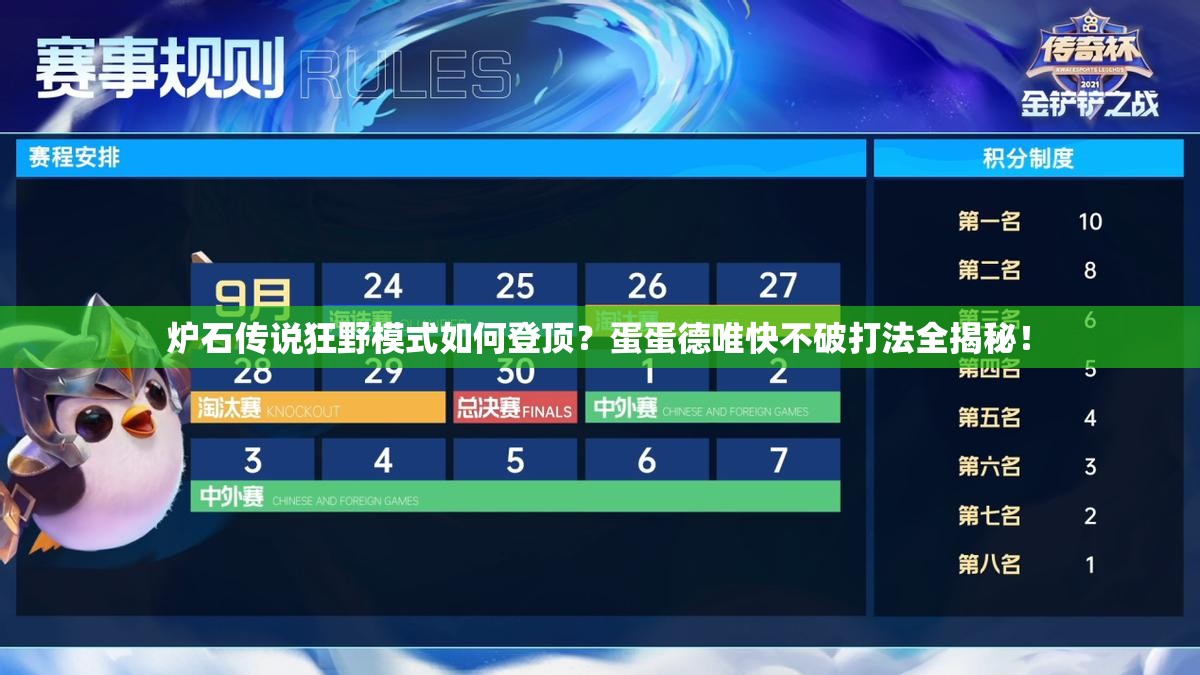 爐石傳說(shuō)狂野模式如何登頂？蛋蛋德唯快不破打法全揭秘！