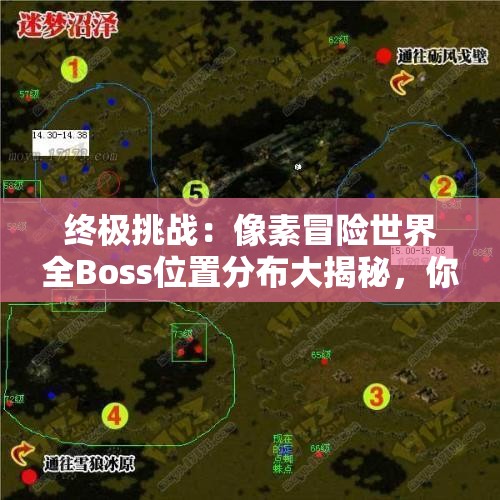 終極挑戰(zhàn)：像素冒險(xiǎn)世界全Boss位置分布大揭秘，你敢來(lái)挑戰(zhàn)嗎？