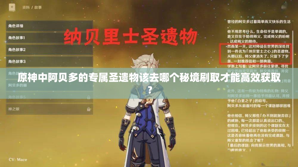 原神中阿貝多的專屬圣遺物該去哪個(gè)秘境刷取才能高效獲?。?>
		</a>
	</figure>
	<div   id=